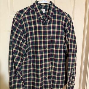 J. Crew Multicolor Plaid Button Down Shirt